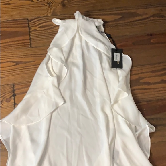 New Max Studio London sheer blouse Large - Picture 5 of 9